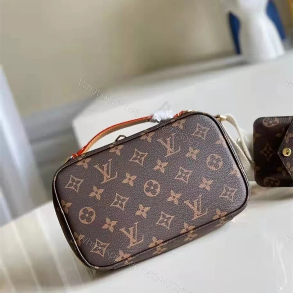 View 5 of Louis Vuitton Utility Crossbody Bag Brown 18Cm M80446