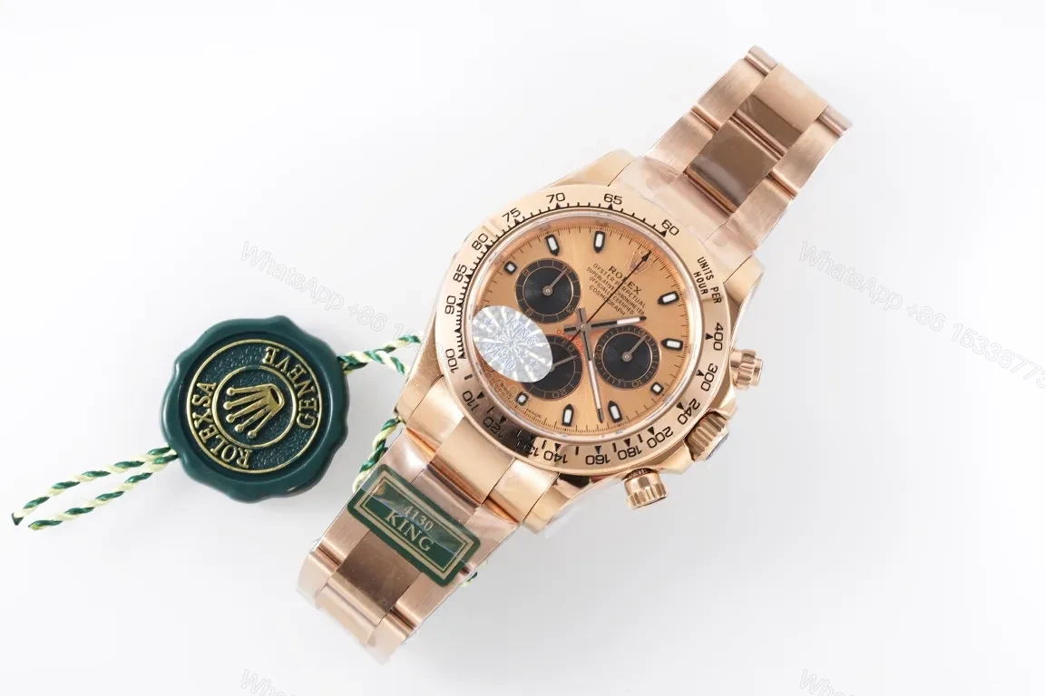 View 6 of Clean Factory KING Rolex Daytona 4130 Rose Gold Watch