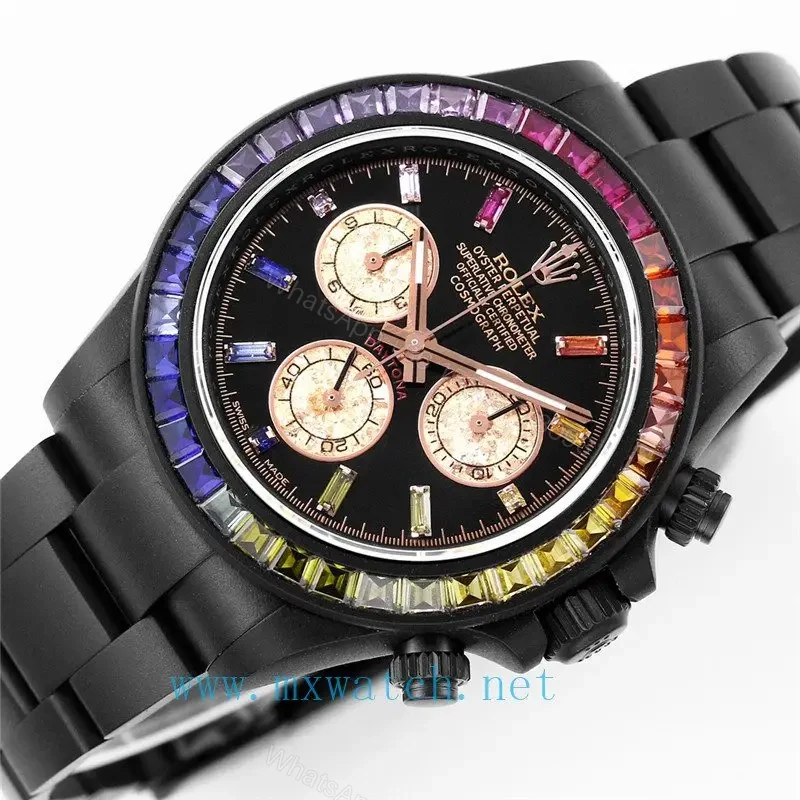 View 6 of Rolex Daytona Black DLC Diamond Watch