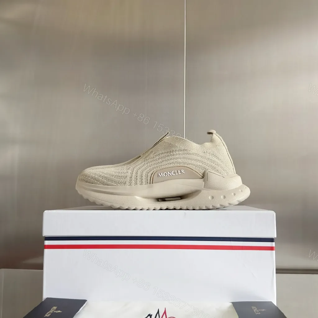 View 9 of Neutral Knit Luxe Sneakers: Light Weight, All-Day Comfort