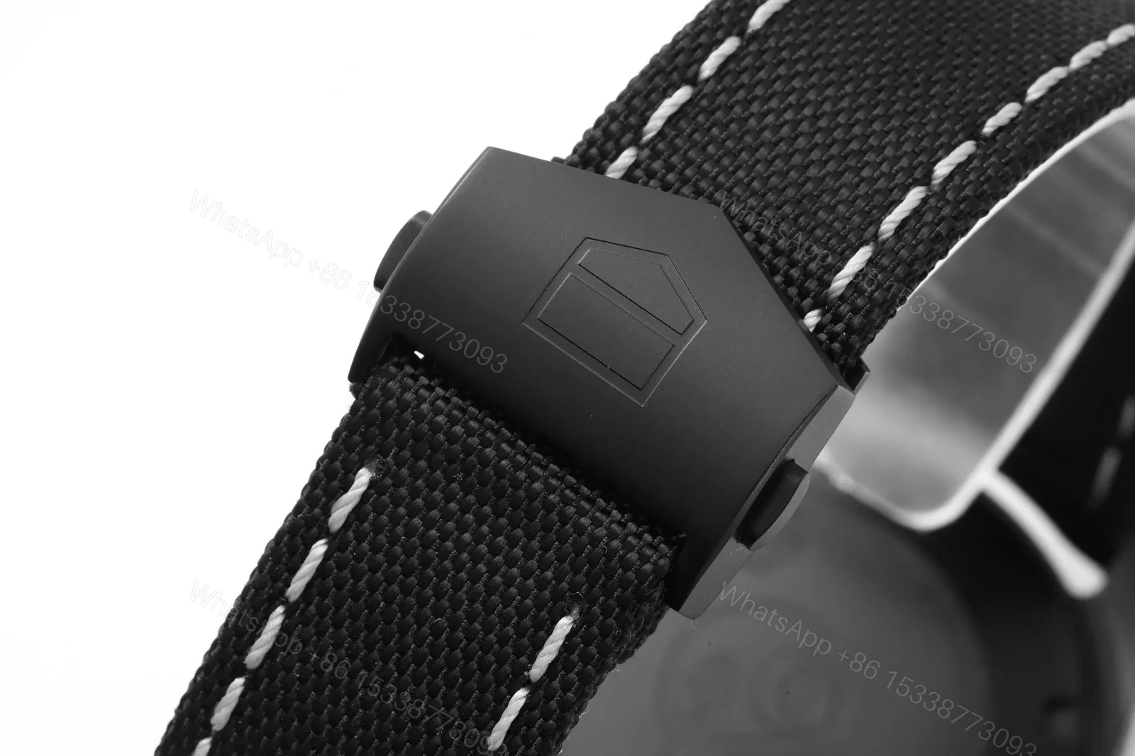 View 3 of Tag Heuer Super Series Watch – Black Dial, Black Strap, Casual and Formal Style, 100m Water Resistance