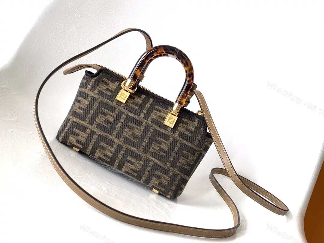 View 9 of Compact Monogram Tote: Luxe Everyday Carrier with Gold Hardware