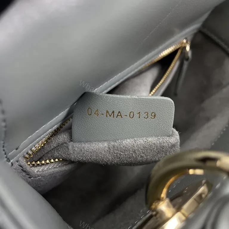 View 3 of Chic Quilted Mini Bag with Dior Charm - Crossbody Leather