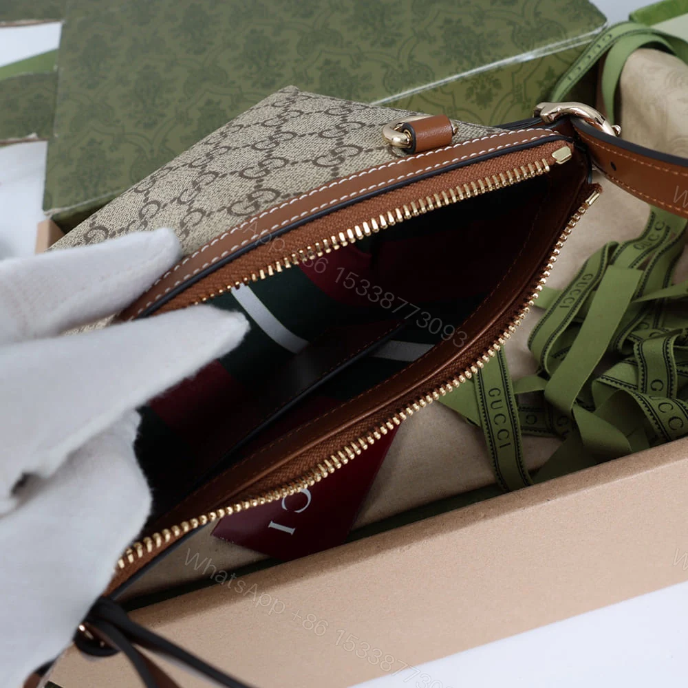 View 8 of Gucci GG Emblem small shoulder bag
