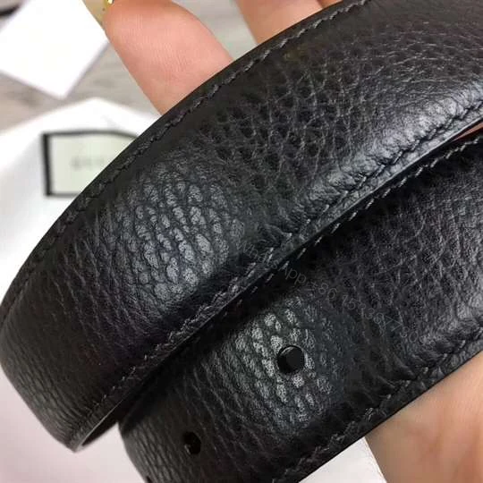 View 3 of GUCCI BELT WITH INTERLOCKING G BUCKLE – B36