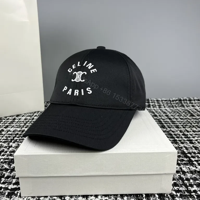 View 9 of Neutral Beige Celine Paris Cap: Signature Monogram, All-Day Comfort