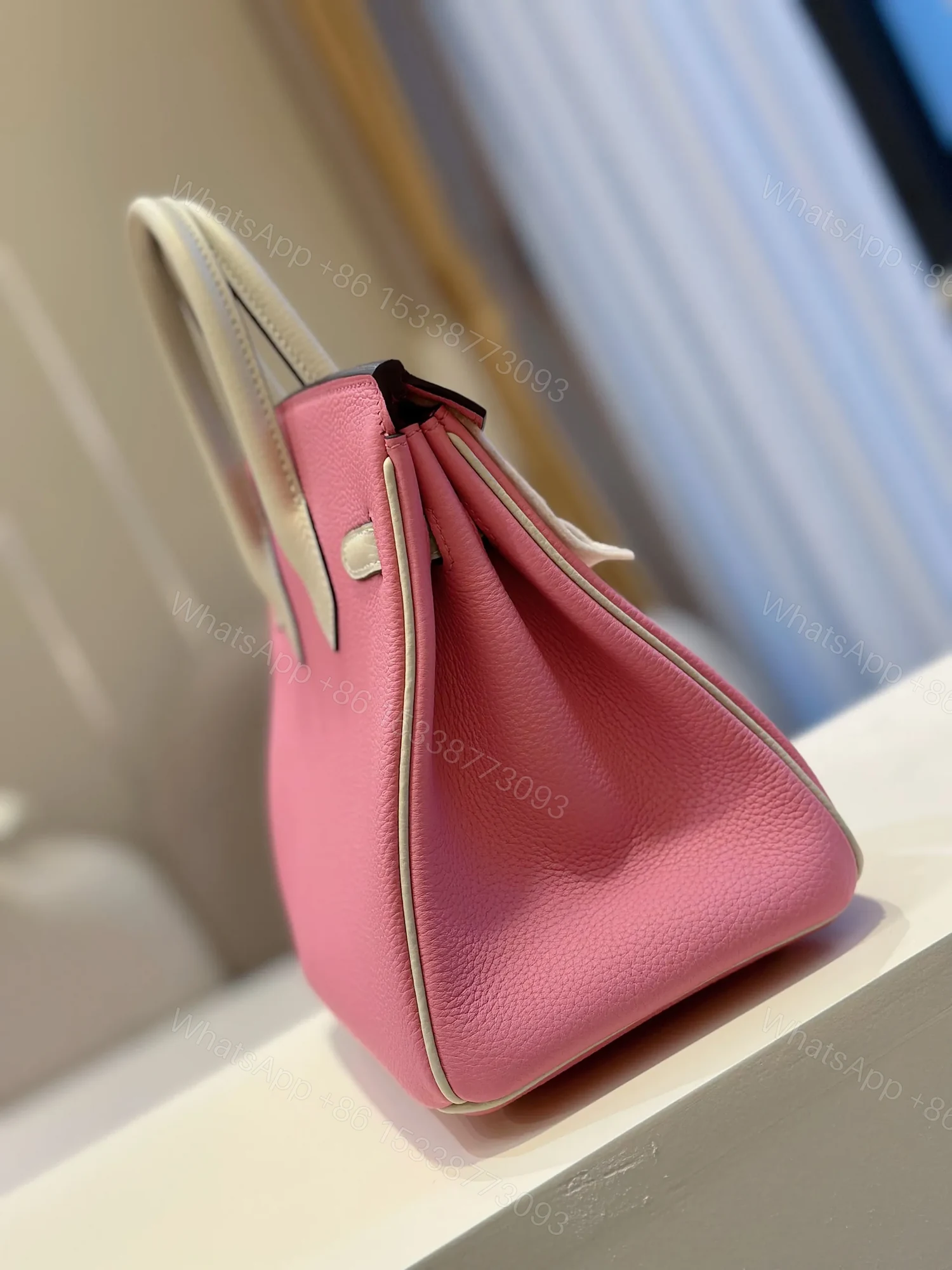 View 3 of HN 25 Pink/Beige Customize Palladium Hardware