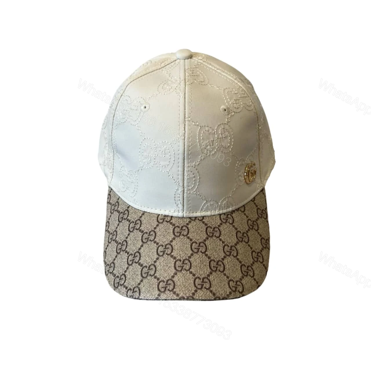 GUCCI GG CANVAS BASEBALL HAT BEIGE — view 1