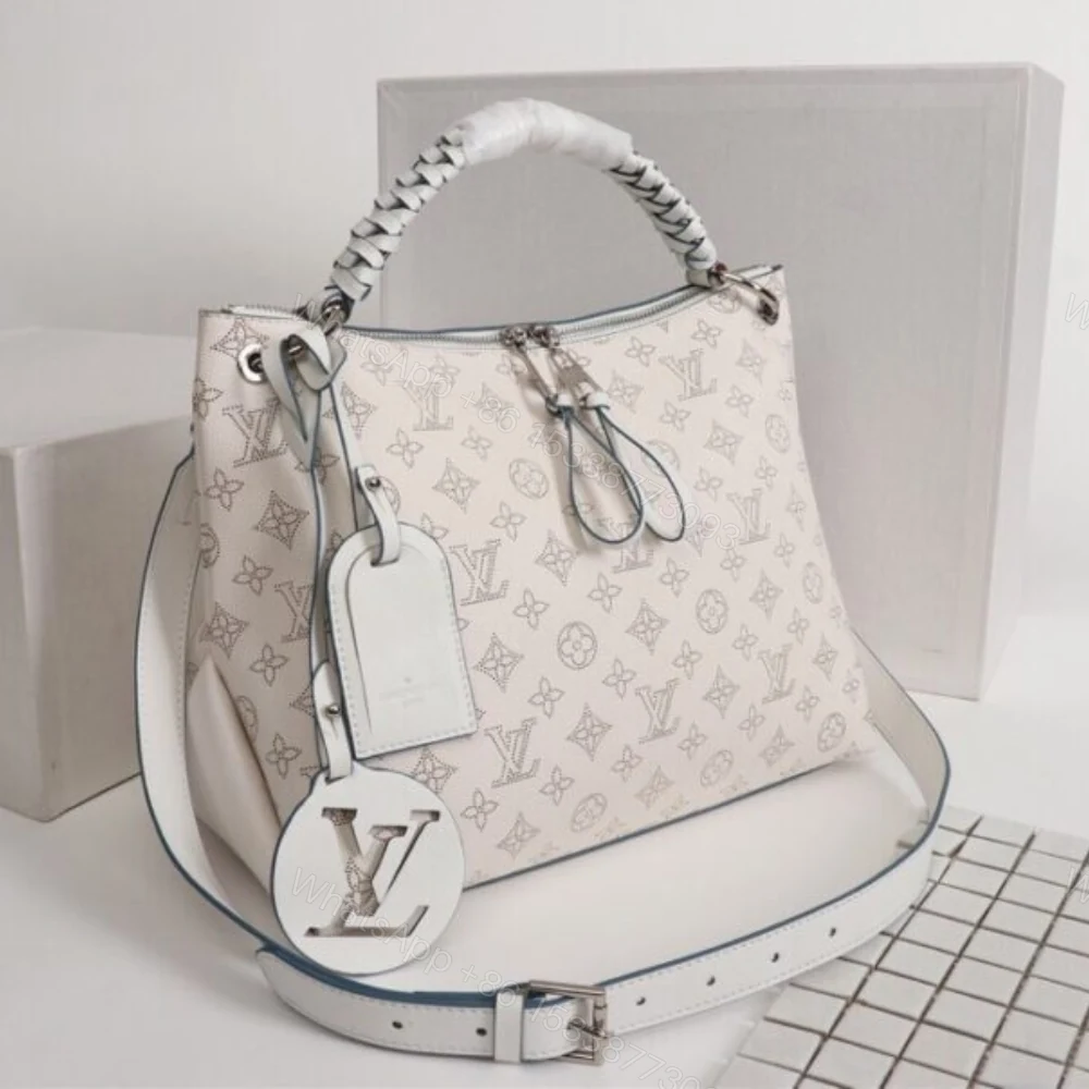 View 2 of Louis Vuitton Beaubourg Hobo MM White 32Cm M58482