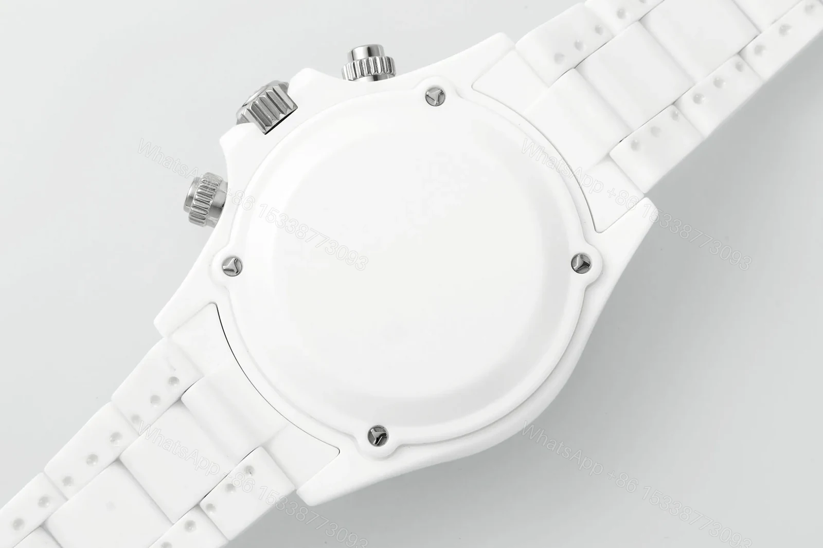 View 8 of JF Factory Clean Factory AET Daytona Ceramic Watch, White & Blue
