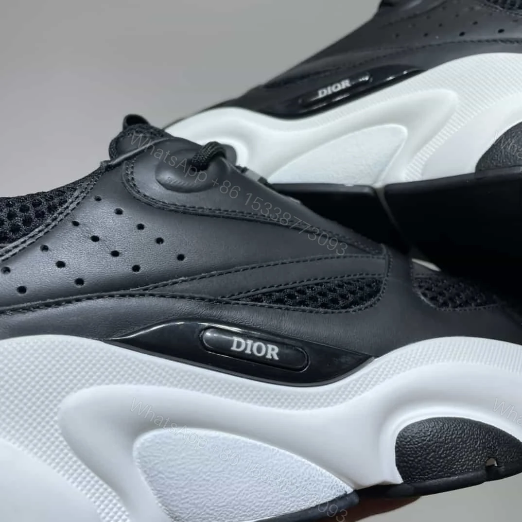 View 5 of B22 SNEAKER TECHNICAL MESH WITH AND CALFSKIN – CD117