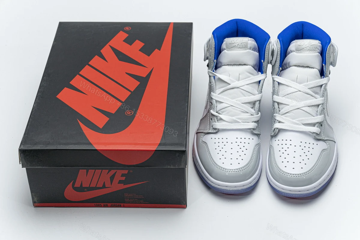 Air Jordan 1 Retro High Zoom White Racer Blue CK6637-104 — view 2