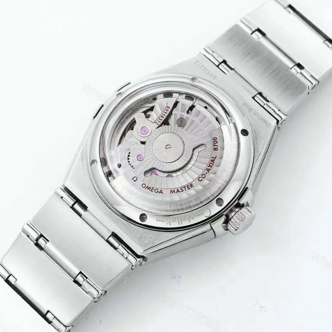 View 8 of Omega Constellation 29MM Women’s Watch V6 Version Silver with Diamond Markers Stainless Steel Bracelet