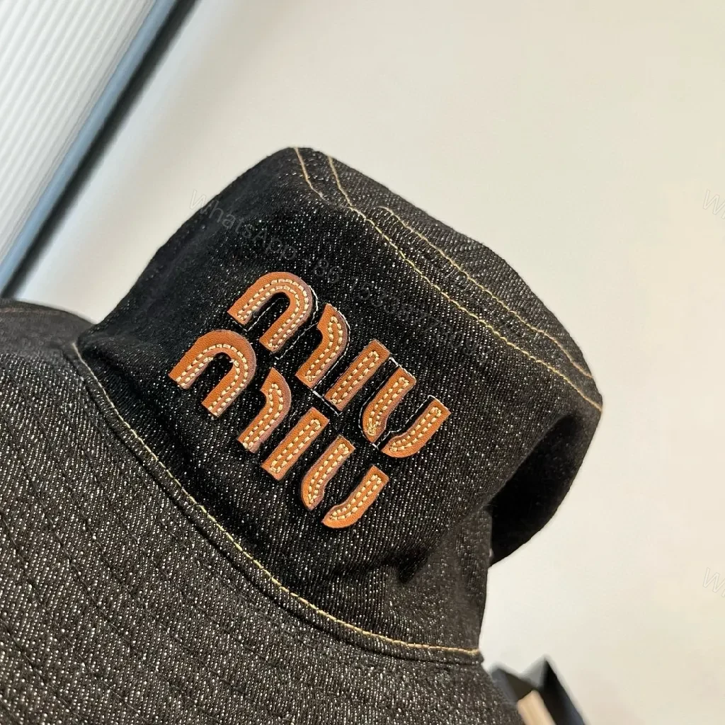 View 9 of Denim-Style Cap with Signature Detailing, Luxe Edge