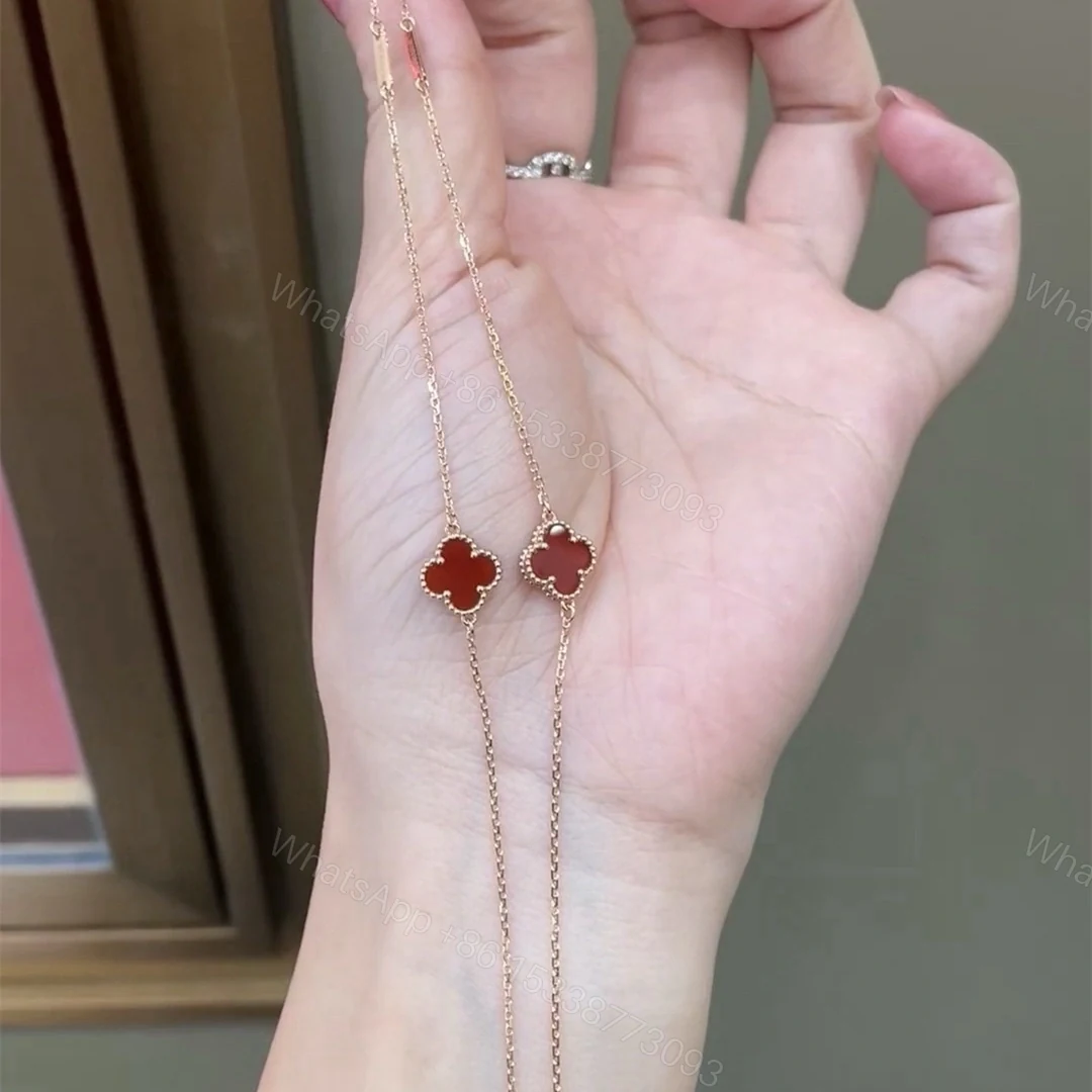 View 9 of 高仿首飾VanCleef&Arpels*RN59K00單花玫瑰金手鏈