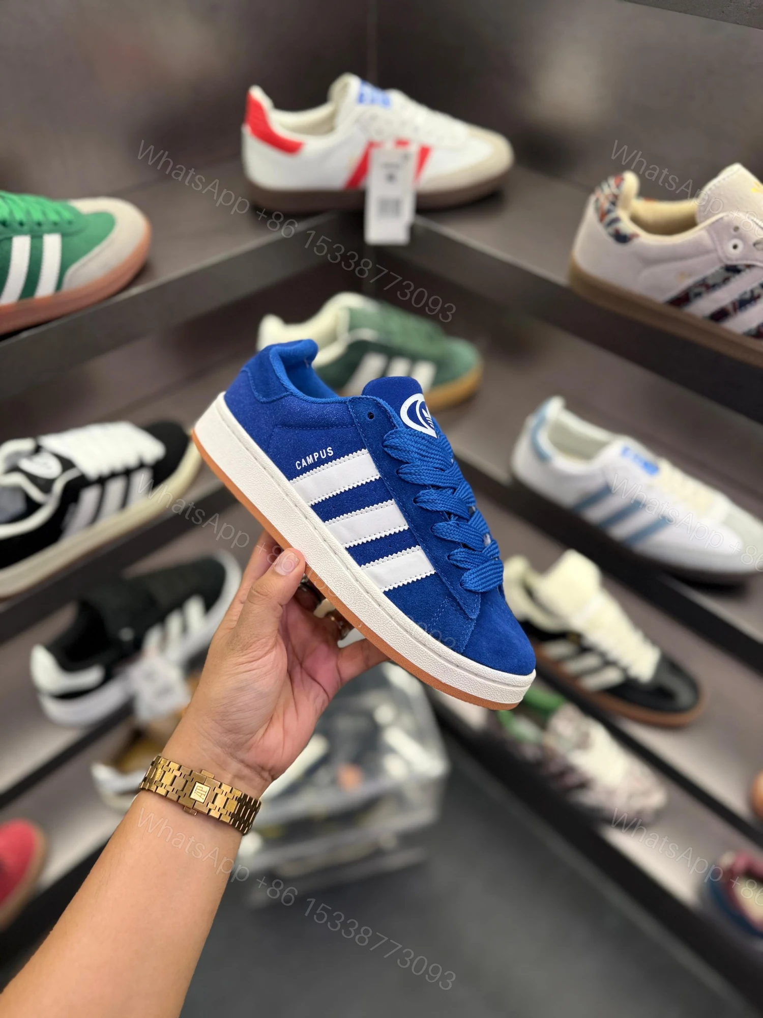 View 3 of FIRST COPY ADIDAS ORIGINALS CAMPUS ROYAL BLUE