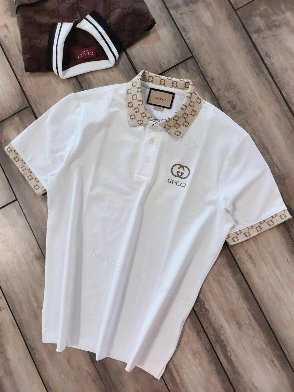 View 28 of Gucci Half Sleeve Polo Tees First Copy | Imported AAA+ Exclusive Replica