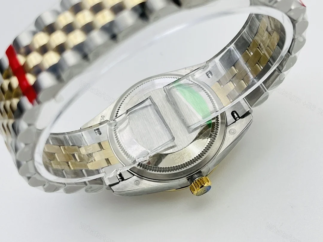 View 6 of Replica Rolex Datejust Gold Palm Motif Dial 126233 36 mm