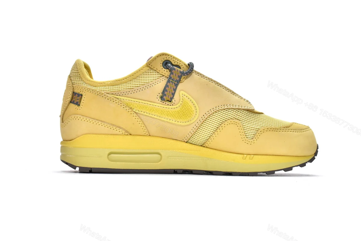 View 2 of Travis Scott x CACT.US CORP x Nike Air Max 1 Saturn Gold DO9392-700