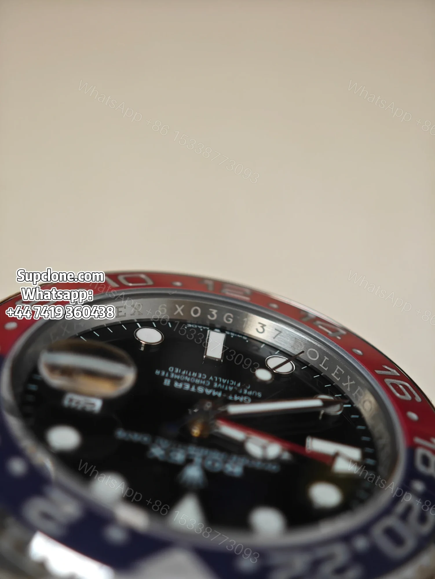 View 9 of Rolex Super Clone Watches 1:1 Pepsi GMT-Master II 126710BLRO DD3285 Oyster V3