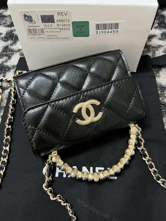 View 2 of Chanel-Inspired Quilted Mini Crossbody: Luxe Everyday Bag