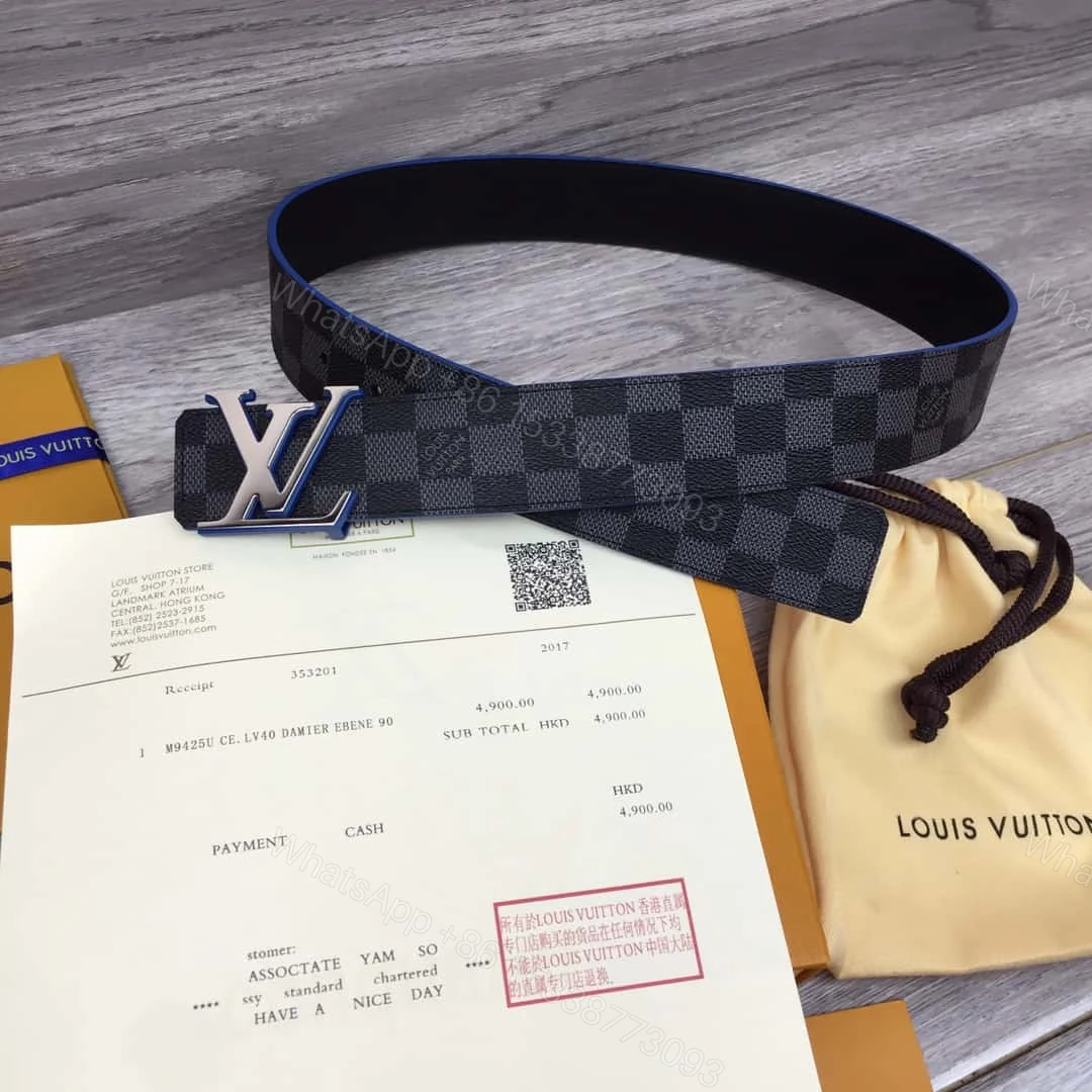 View 3 of LV INITIALES 40MM RE.VERSIBLE BELT – B96
