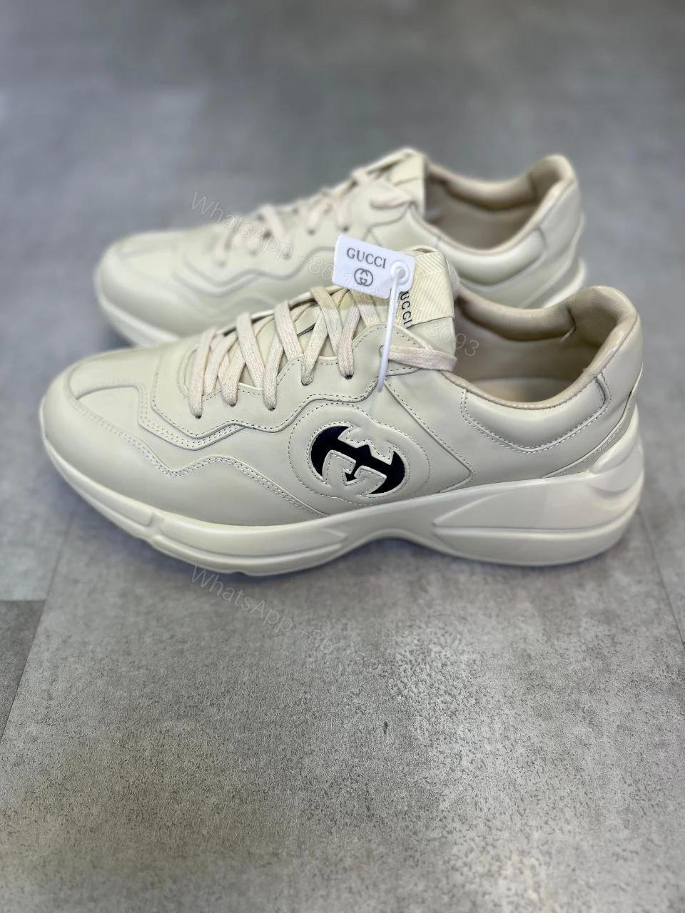 MEN’S INTERLOCKING G RHYTON TRAINER — view 1