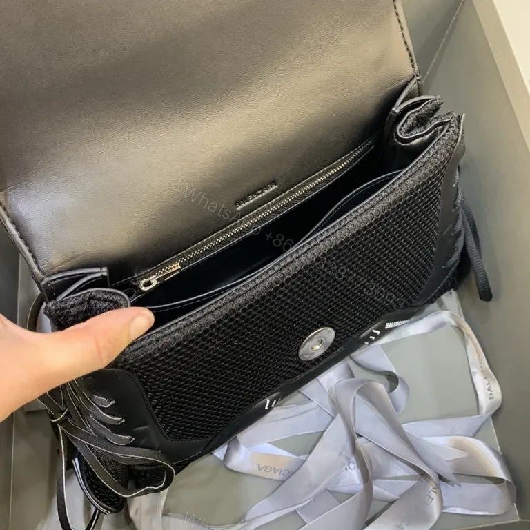 View 3 of Architectural Black Leather Tote: Precision Everyday Carry