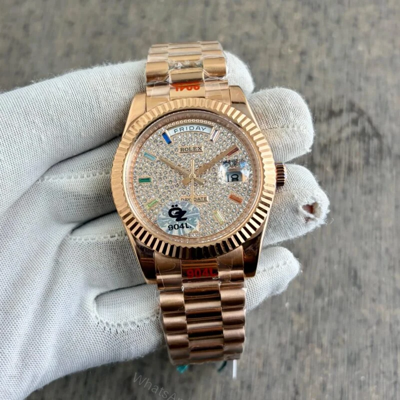 Rolex Day-Date Rainbow 40MM Diamond Dial Automatic — view 1