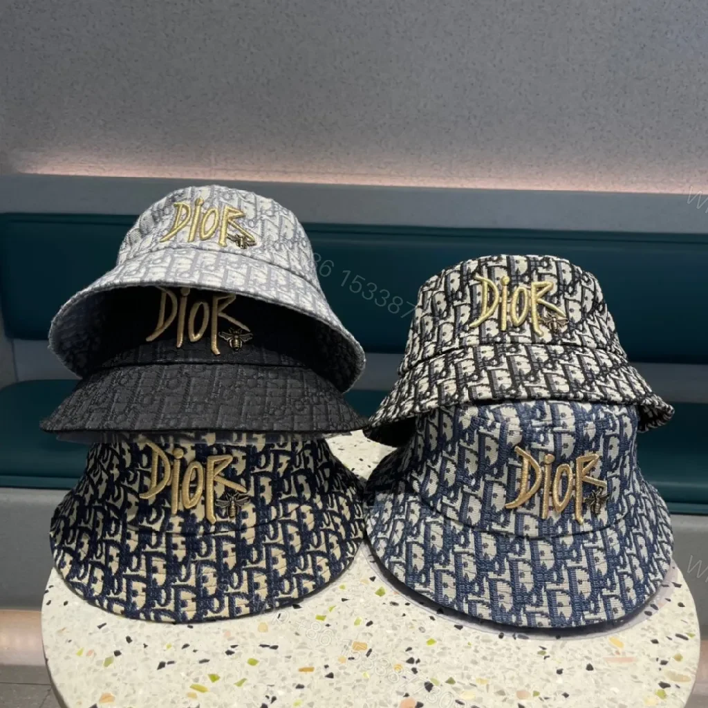 View 3 of Textured Monogram Bucket Hat: Jacquard Detail, Unisex Style