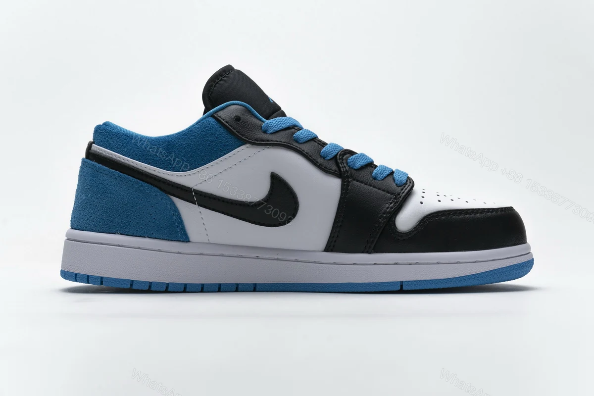 View 2 of Air Jordan 1 Low Laser Blue CK3022-004