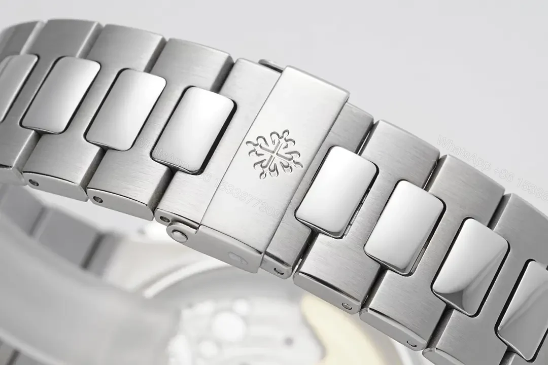 View 8 of Patek Philippe Silver Nautilus Chronograph Watch