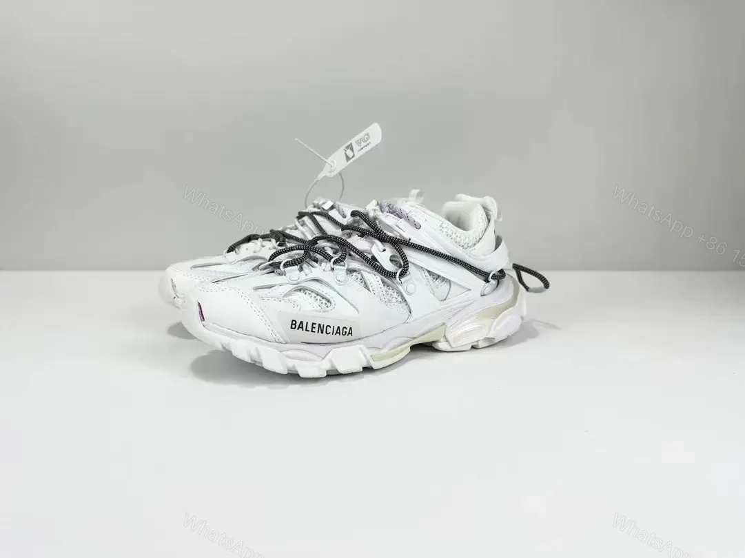 View 9 of White Leather Sculpted-Sole Luxury Sneaker, High-Impact Style