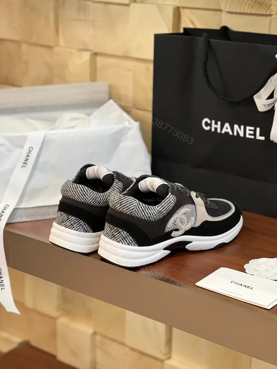 View 5 of Chic Chunky Runner Sneakers: Luxury Streetwear Comfort