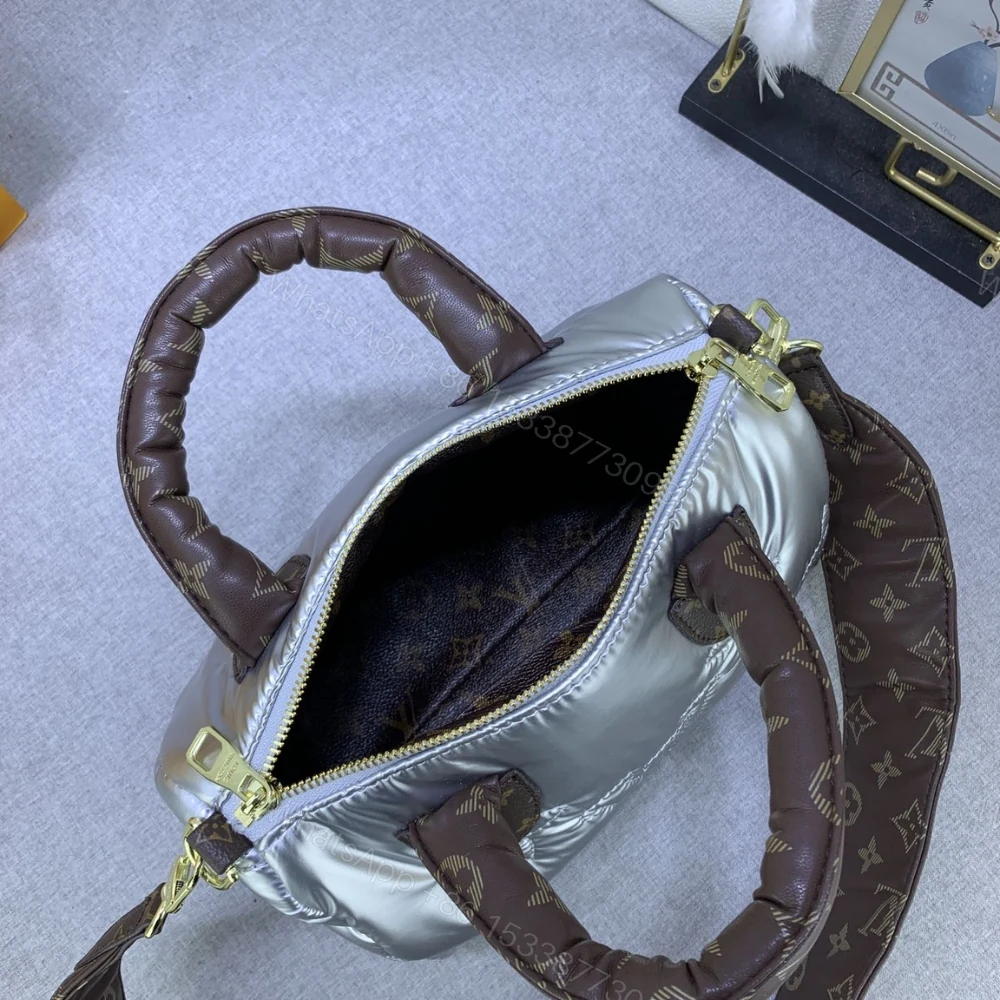 View 7 of Louis Vuitton Speedy Bandoulière 25 Silver 25Cm M20973