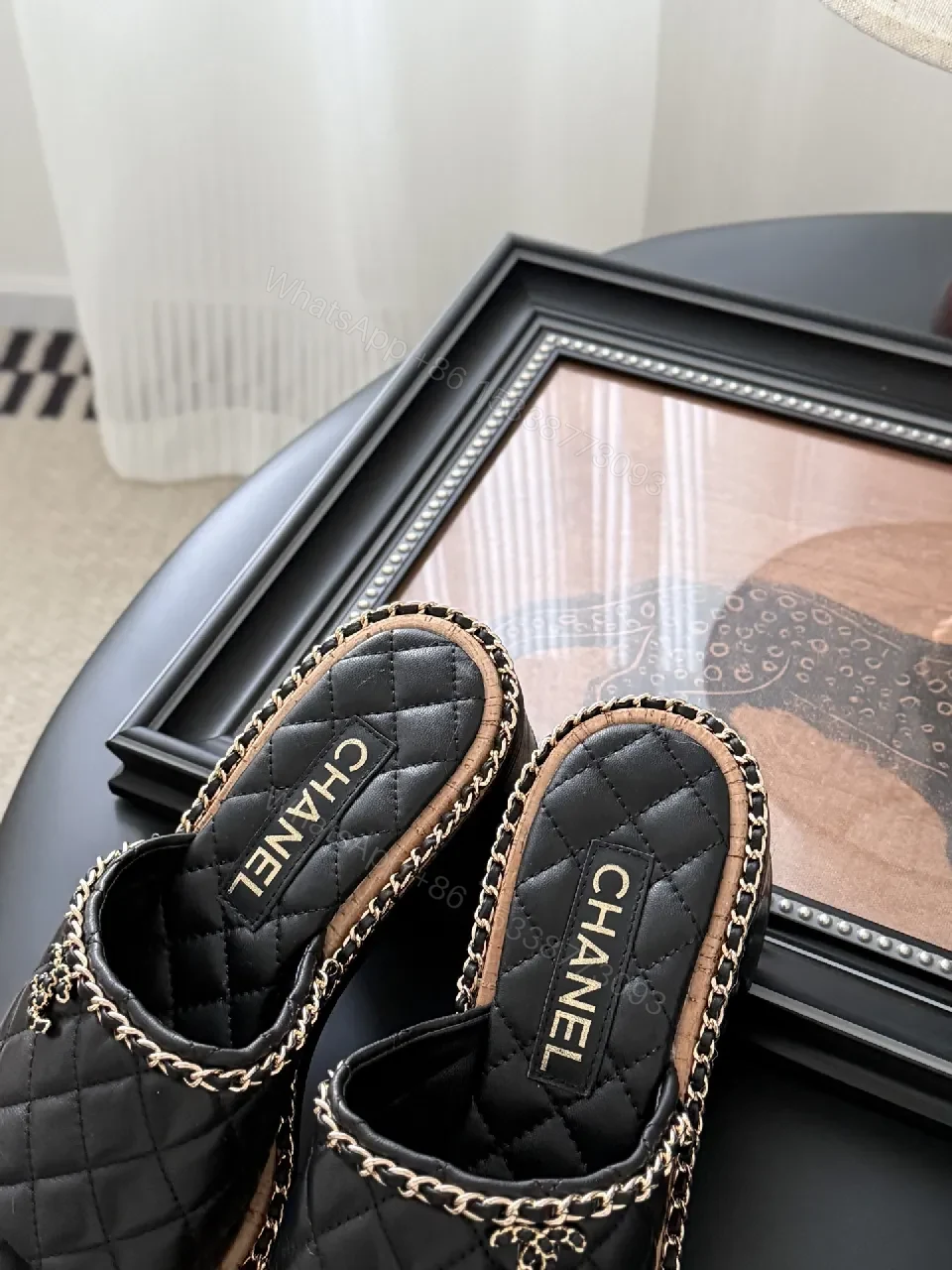 View 9 of Quilted Leather Sandals: Luxe Chanel-Style Comfort
