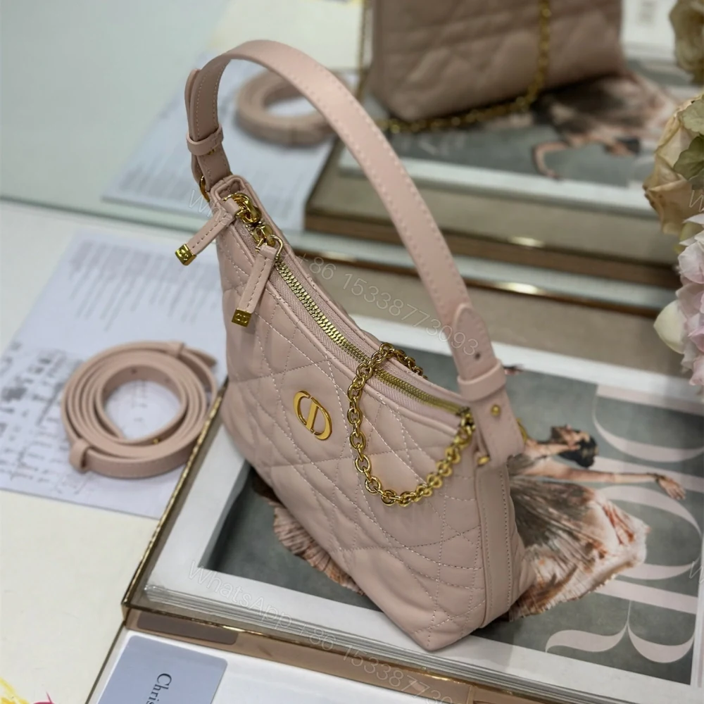 View 3 of 高仿Dior*MissCaro系列S5253M413小羊皮手提包Mini粉色免檢版
