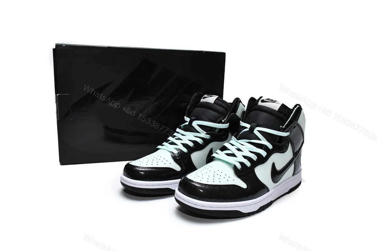 Nike Dunk High PRM SB Mint Gold Star DD1398-300 — view 2