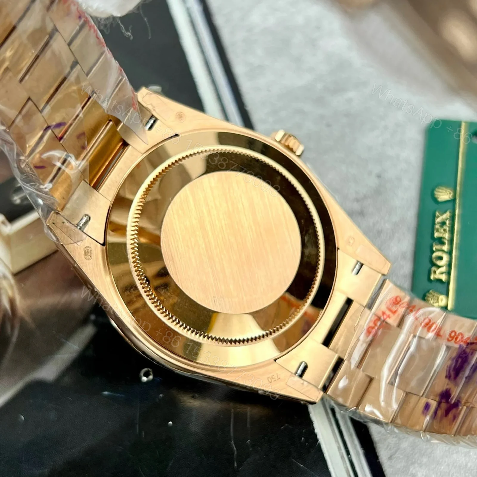 View 8 of Superclone Rolex Day-Date Olive Green Dial 228235-0025 40 mm