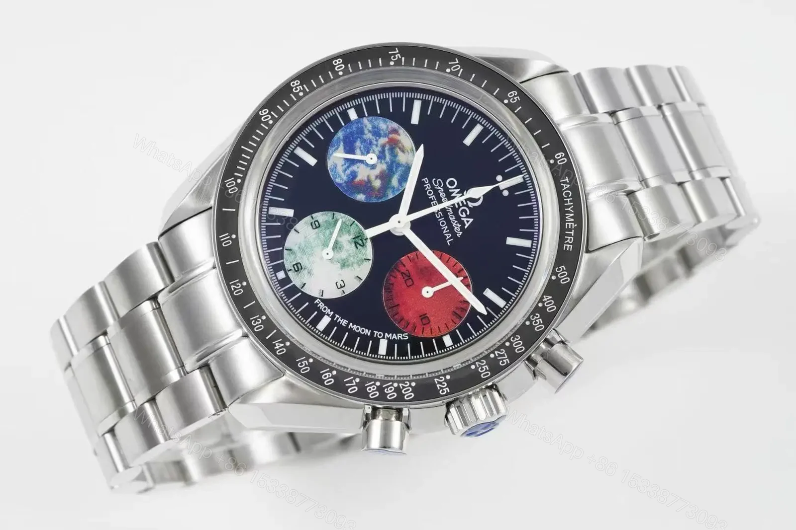 View 5 of Swiss Clone Replica Omega Speedmaster Moonwatch