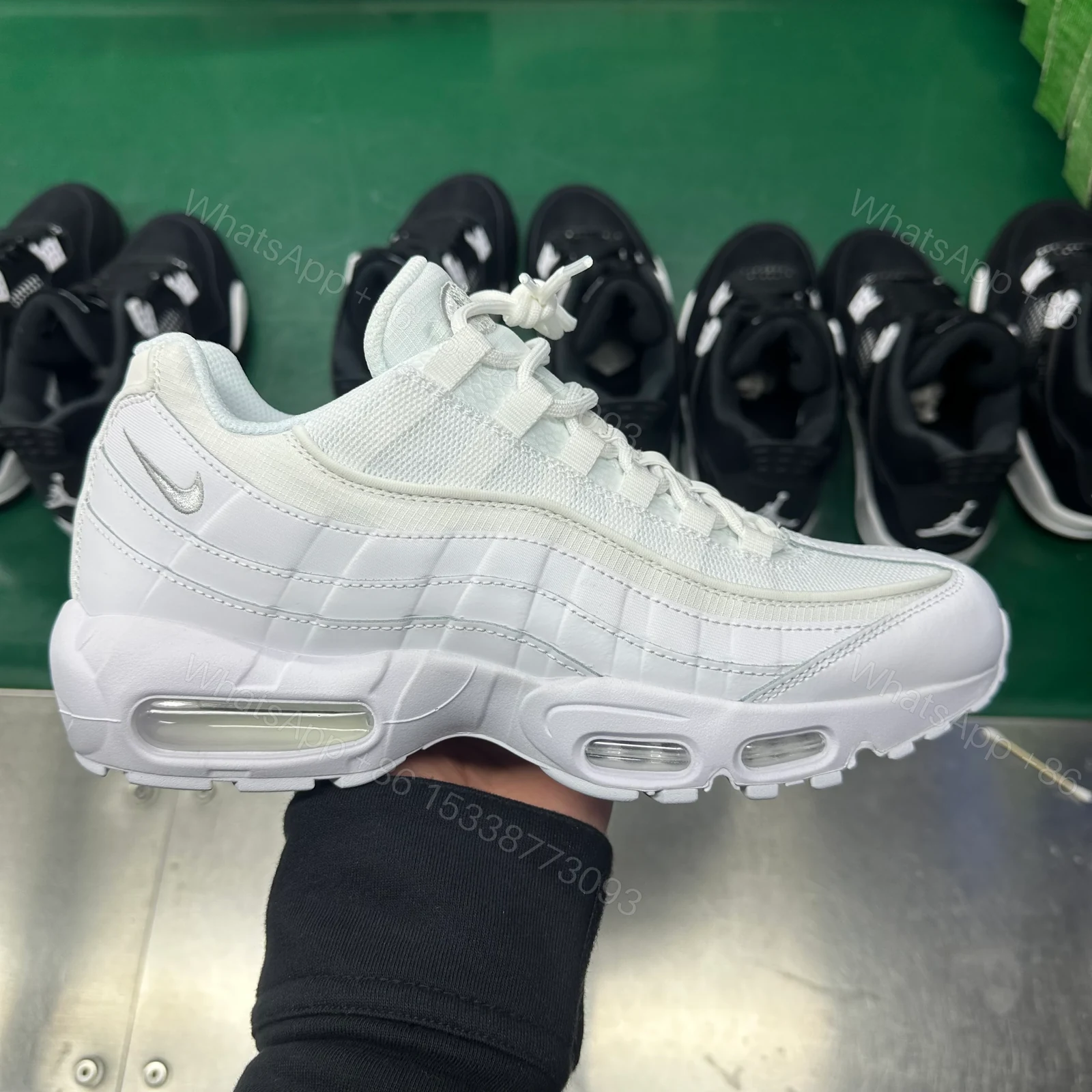 View 2 of Nike Air Max 95 Essential White Grey Fog