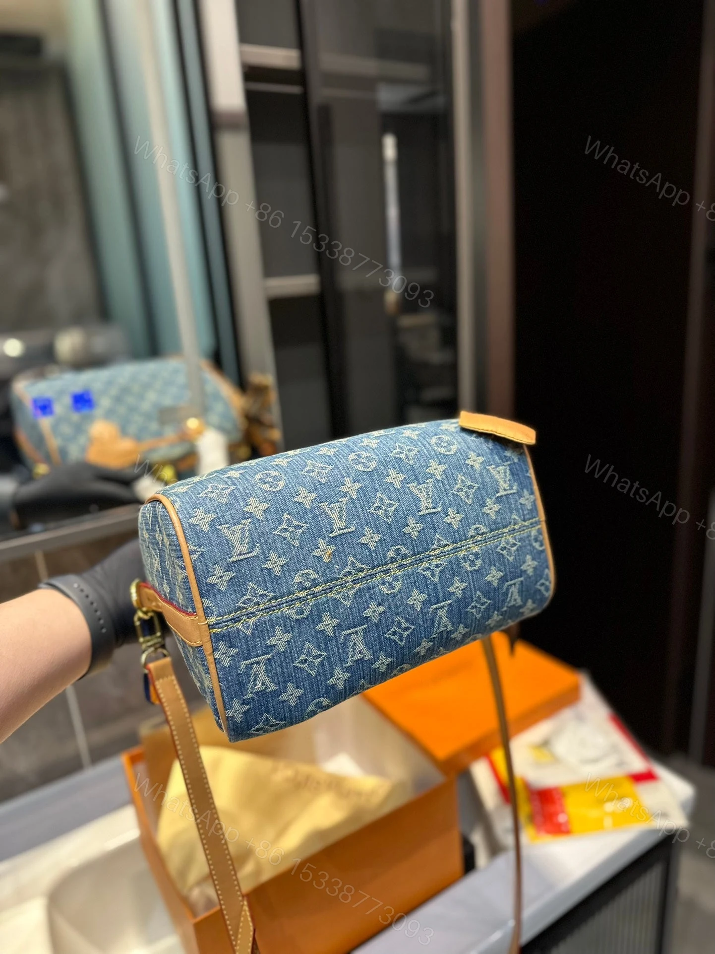 View 9 of LV Denim Speedy