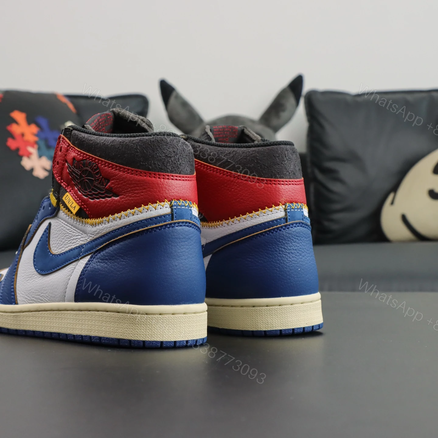 View 6 of Jordan 1 Retro High Union Los Angeles Storm Blue Reps