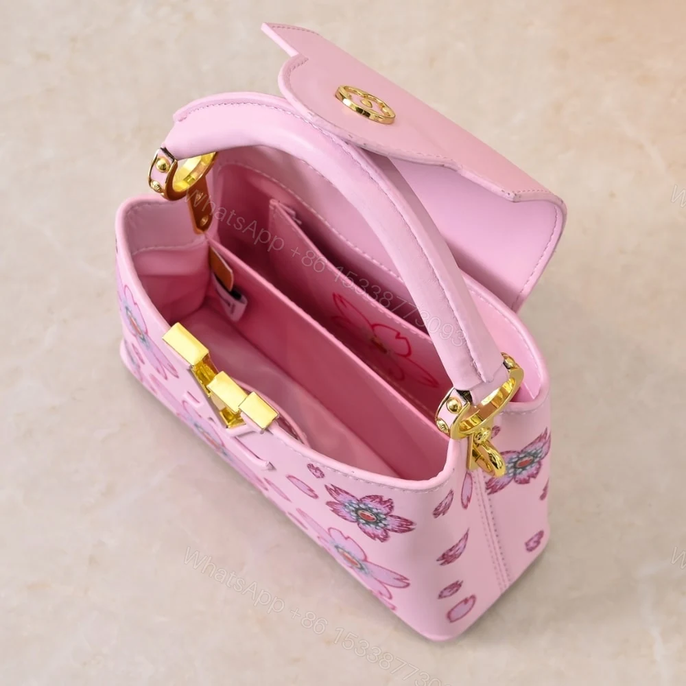 View 7 of Louis Vuitton X Takashi Murakami Capucines Mini Pink 21Cm M13249