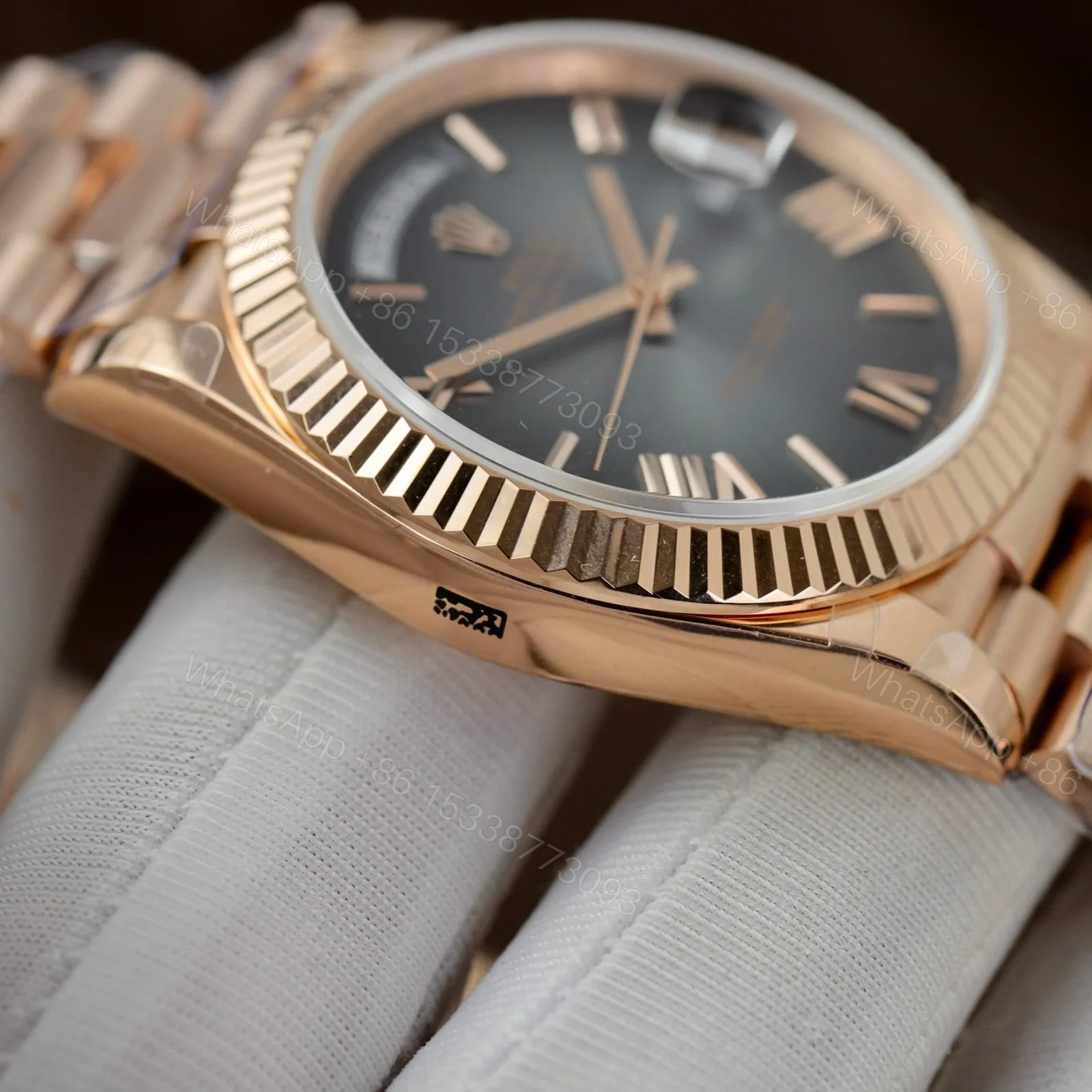 View 7 of Superclone Rolex Day-Date Slate Ombré Dial 228235-0055 40 mm