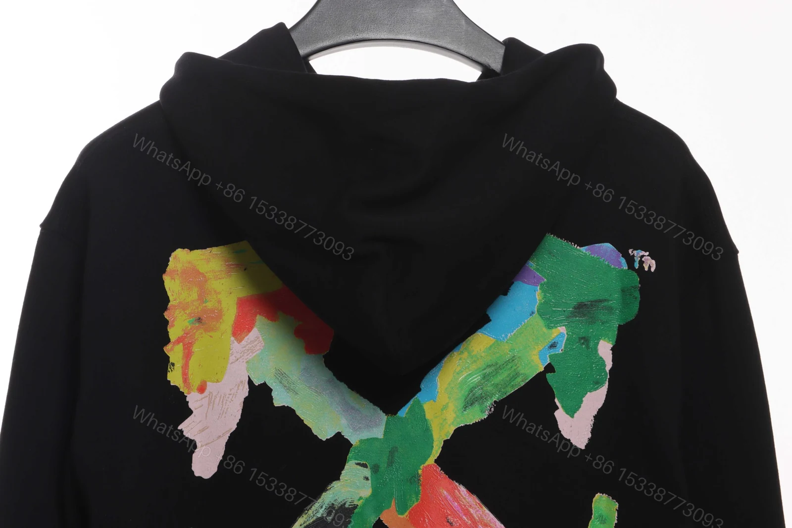 View 3 of Off-White Graffiti Ink Arrow Hoodie