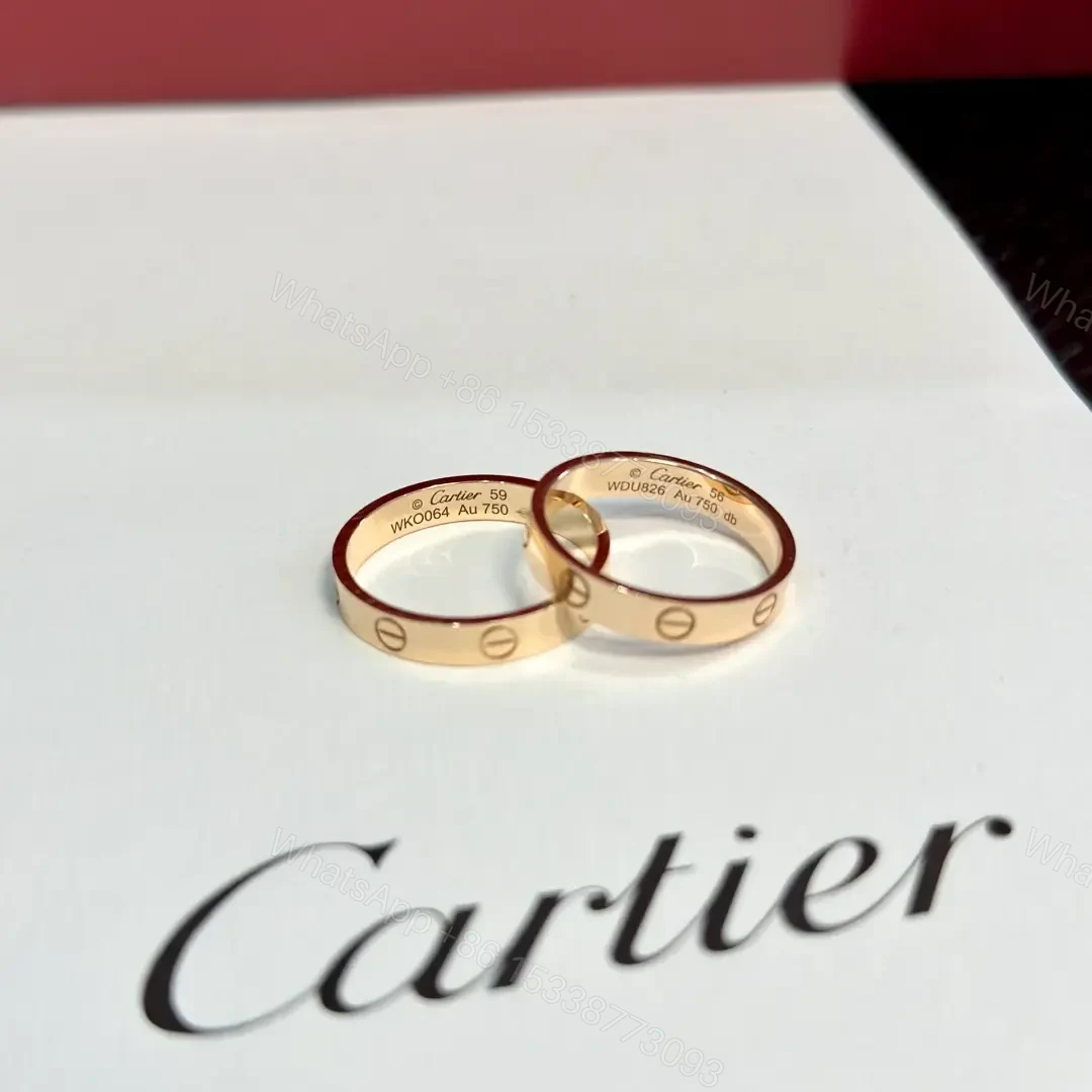 View 2 of Cartier Love Wedding Band Small Yellow Gold 3.6MM B4085000