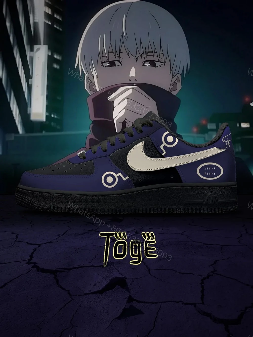 Toge Inumaki V.3 Custom Air Force 1 — view 1