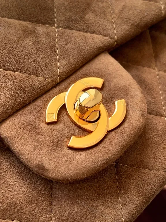 View 5 of Textured Suede Quilted Shoulder Bag: Everyday Luxury