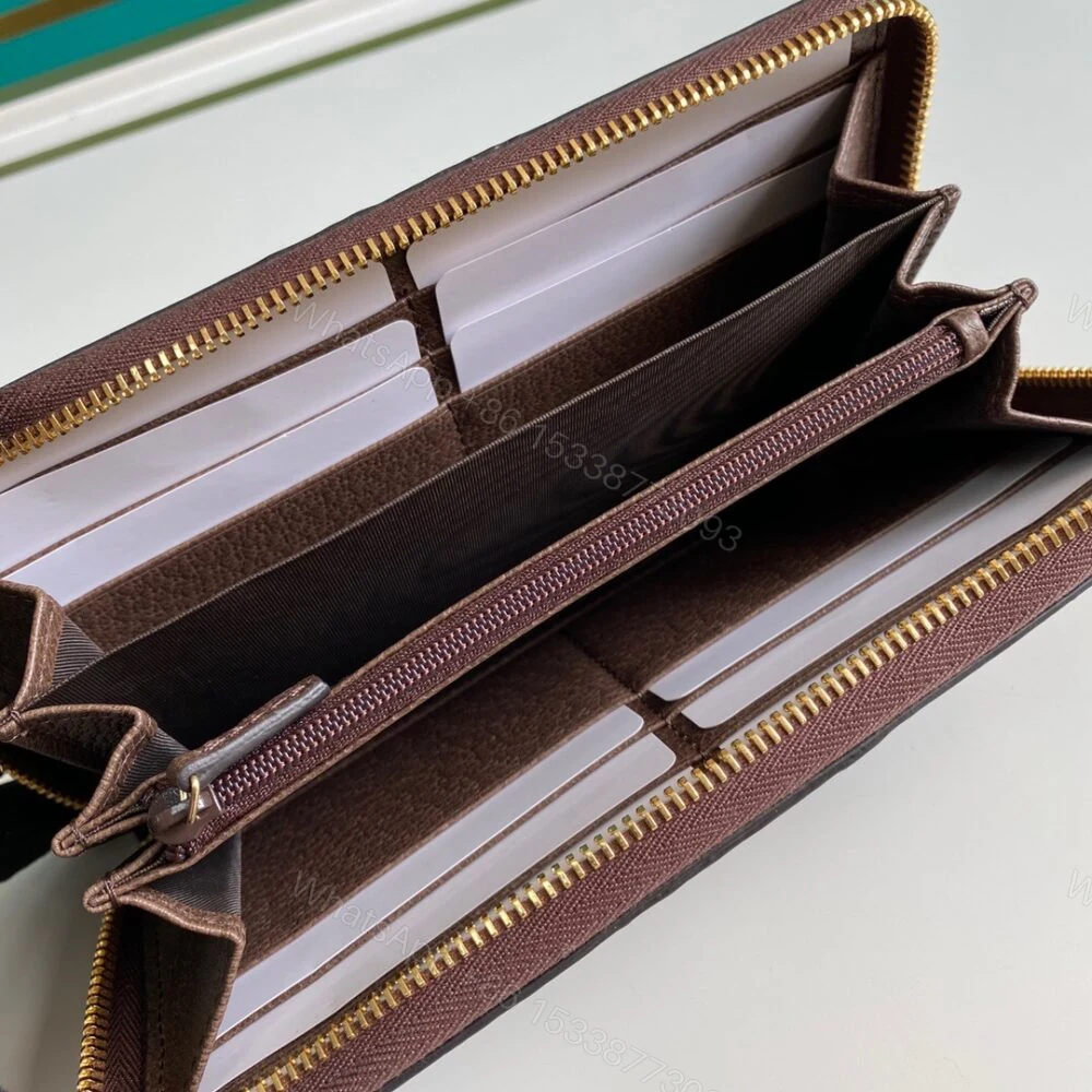 View 8 of Gucci Ophidia Zip Around Wallet Brown 19Cm 523154 96IWG 8745